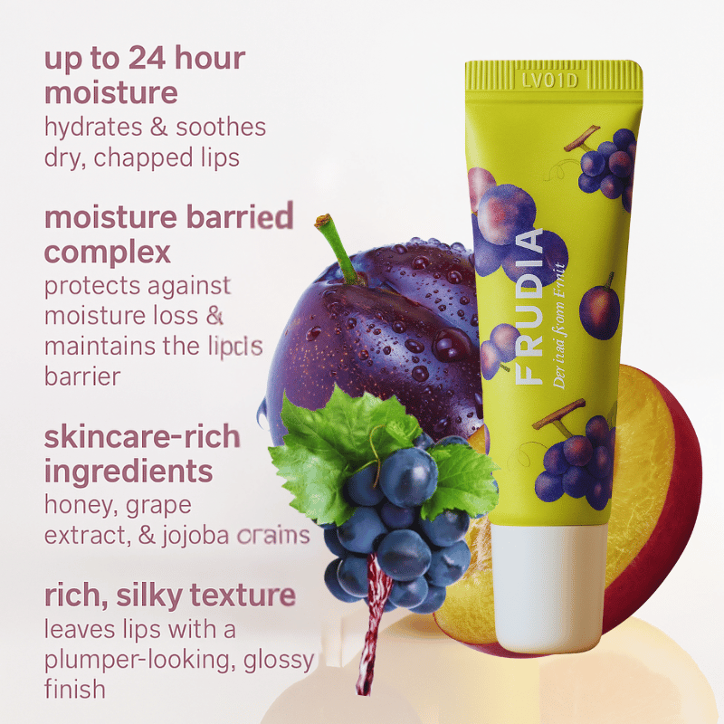 FRUDIA Grape Honey Chu Lip Essence – Hydrating Tint & Plumper