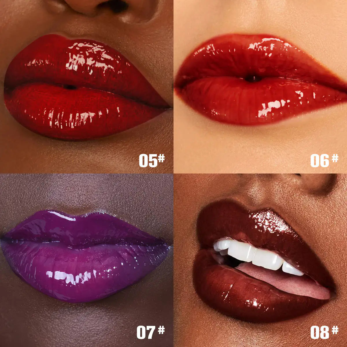 PHOFAY Shiny Lip Plumper Gloss - Soft Pink Glow