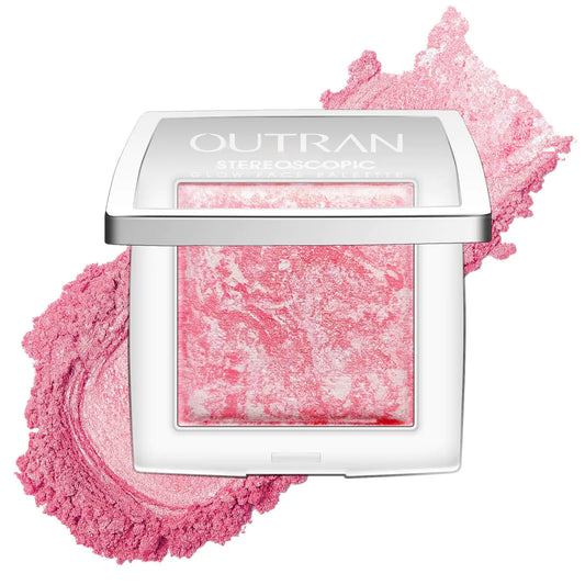 GlowSculpt Baked Blush – Marbled Radiance for Cheeks