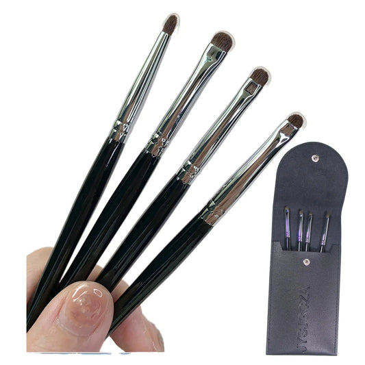 JYJSGCZA Eye Makeup Brush Set – 4PCS Precision Blending & Detailing