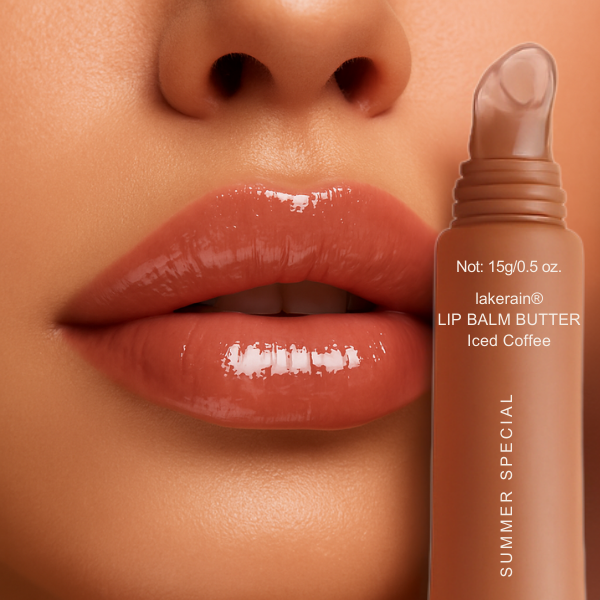 Glossy Summer Lip Balm Set with 4 Shades, Sheer Tint, Hydrating Finish