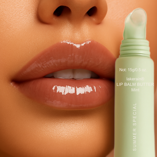 Glossy Summer Lip Balm Set with 4 Shades, Sheer Tint, Hydrating Finish