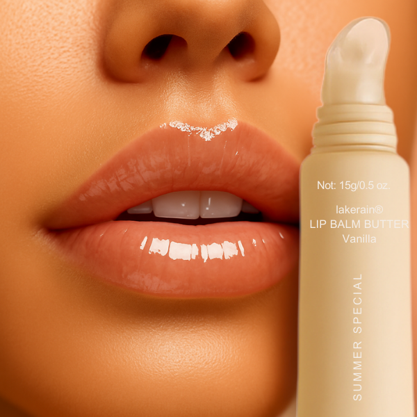 Glossy Summer Lip Balm Set with 4 Shades, Sheer Tint, Hydrating Finish
