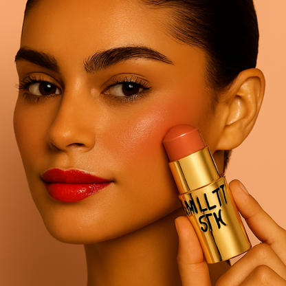 Multi-Use Cream Blush Stick – Cheeks, Lips & Eyes