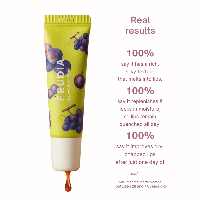 FRUDIA Grape Honey Chu Lip Essence – Hydrating Tint & Plumper